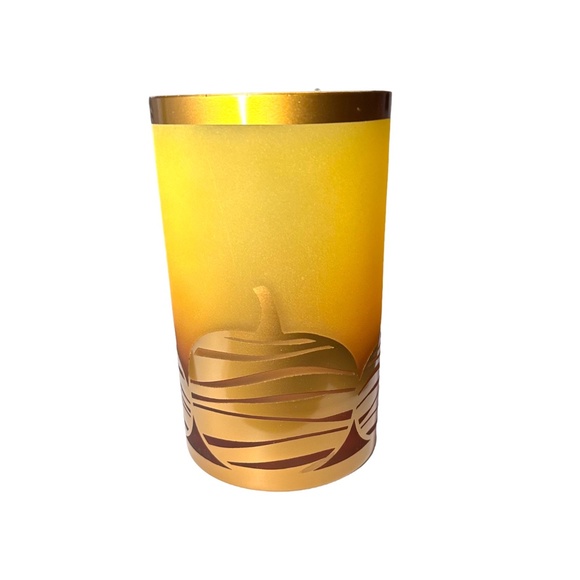 Yankee Candle 1599367 Amber Pumpkin P2 Large Jar Candle Holder - Picture 1 of 3